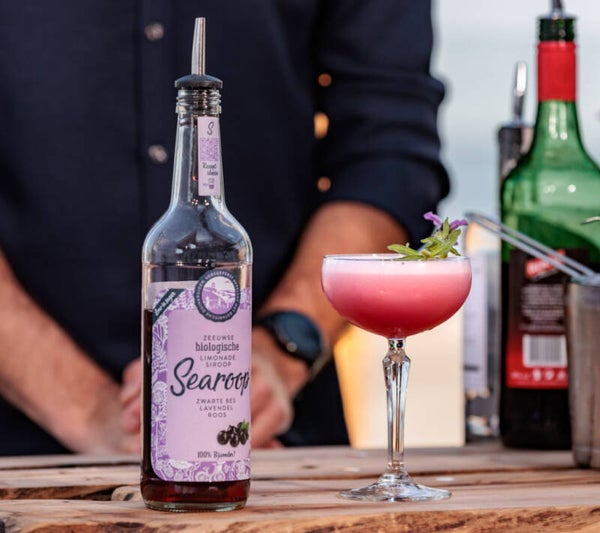 Zwarte bes, Lavendel en Roos 500 ml.