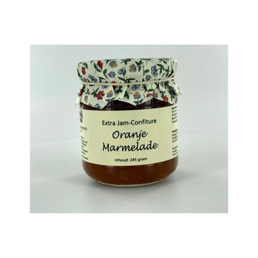 Oranje marmelade confiture gebloemd 245g