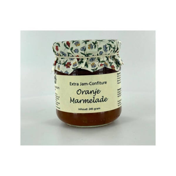 Oranje marmelade confiture gebloemd 245g