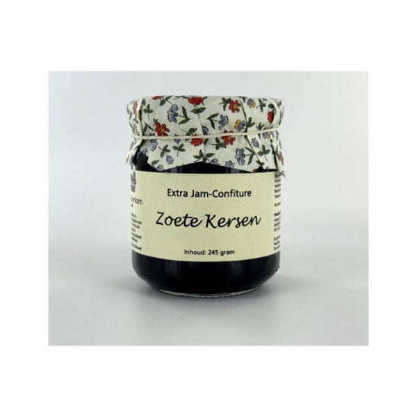 Zoete kersen confiture gebloemd 245g