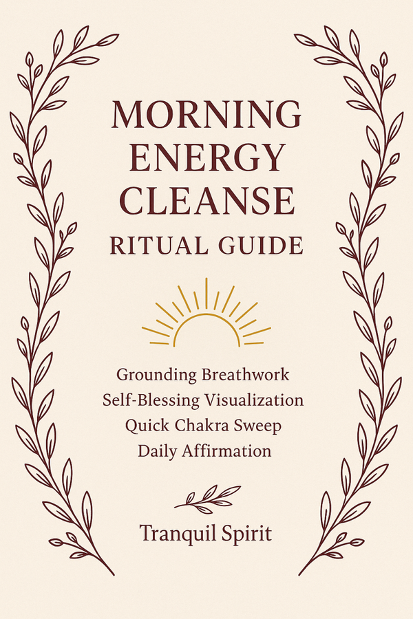 Morning Energy Cleanse Ritual Guide