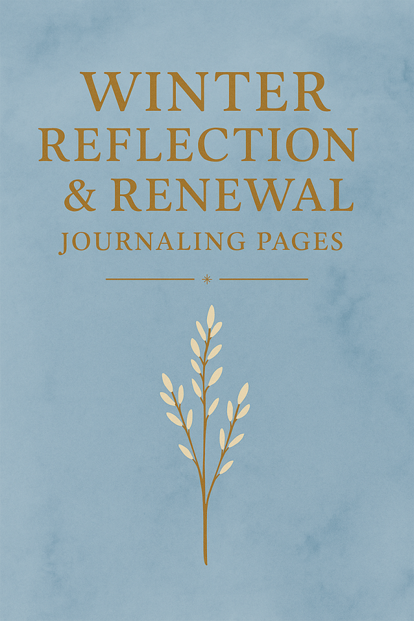Winter Reflection & Renewal Journaling Pages