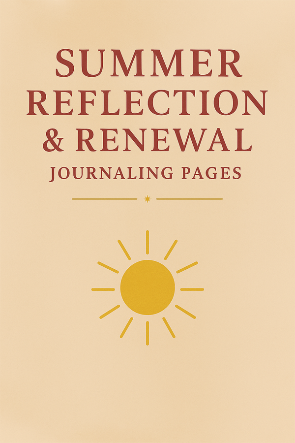Summer Reflection & Renewal Journaling Pages