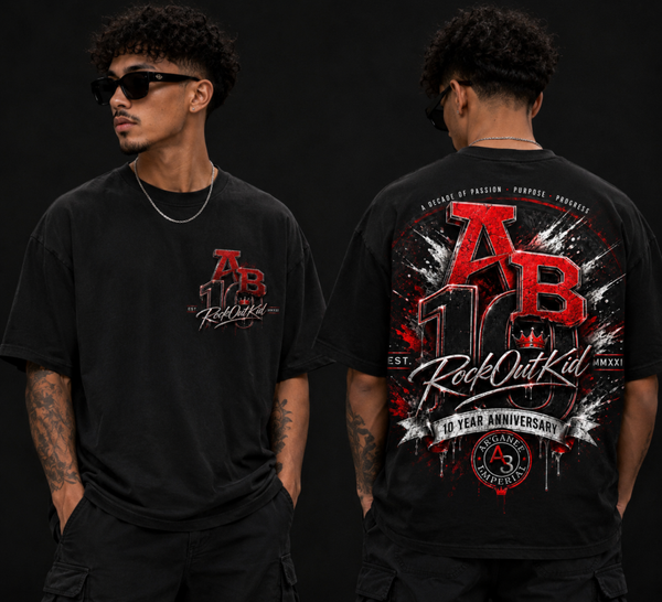 AB X RockOutKid Clothing 10 years Anniversary