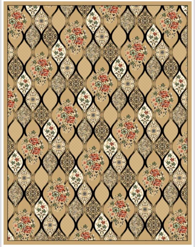 *SKU: MATS-0006 *Floral Lattice Pattern -Arezu- (Custom sizes available)