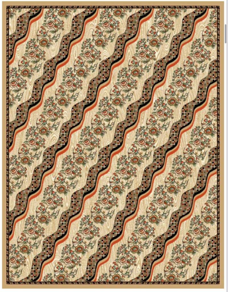 *SKU: MATS-0024 *Wavy Traditional Pattern -Faryad- (Custom sizes available)
