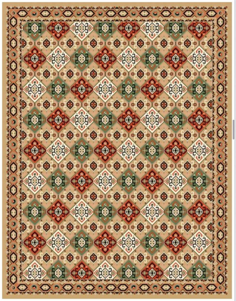 *SKU: MATS-0038 *Ornamental Diamond Motif -Mahtab- (Custom sizes available)