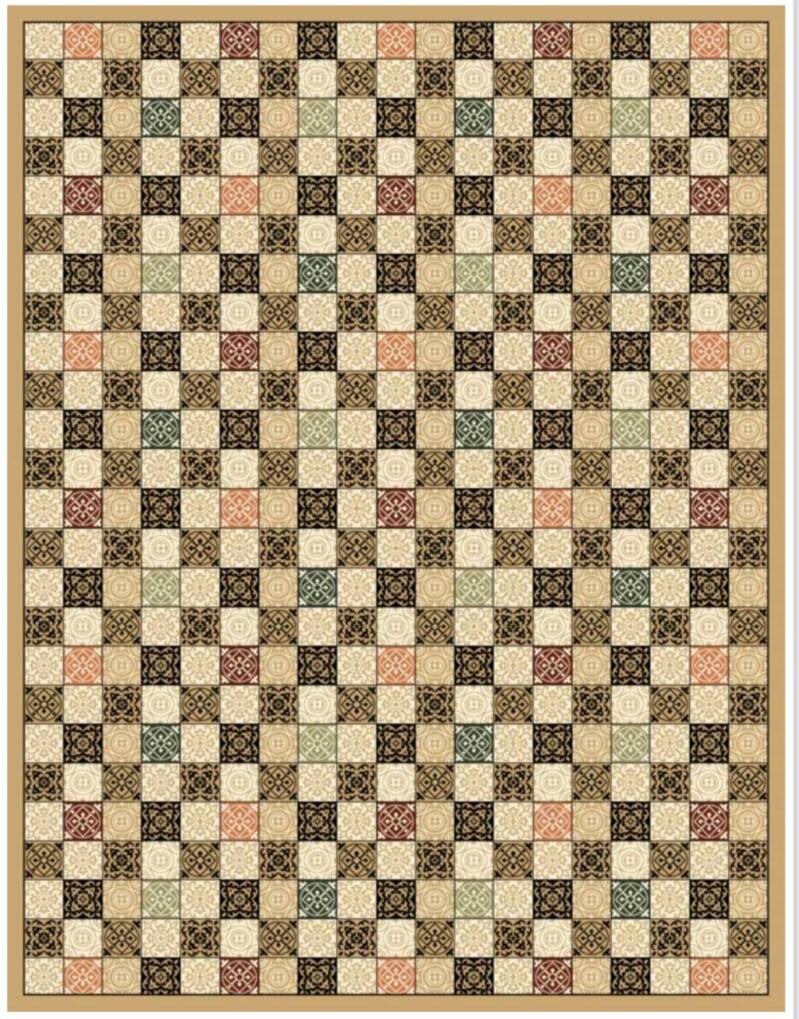 *SKU: MATS-0048 *Checkerboard Classic -Shayan- (Custom sizes available)