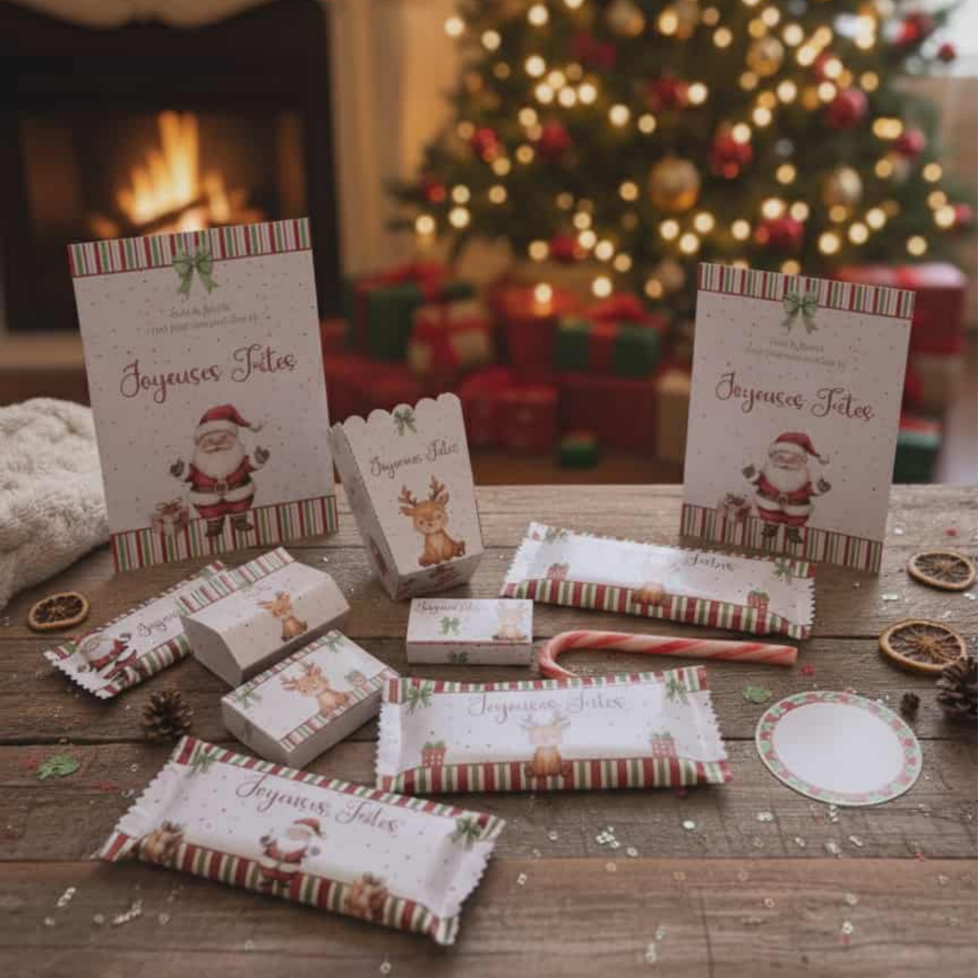 Confiseries personnalisées de Noël