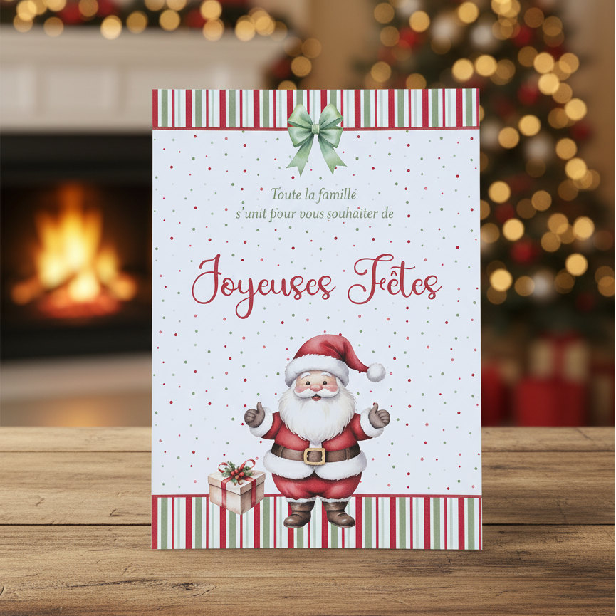 Cartes de vœux personnalisées Édition limitée