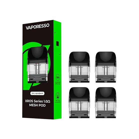 Vaporesso XROS Replacement Pods – 1.0Ω 4 pack