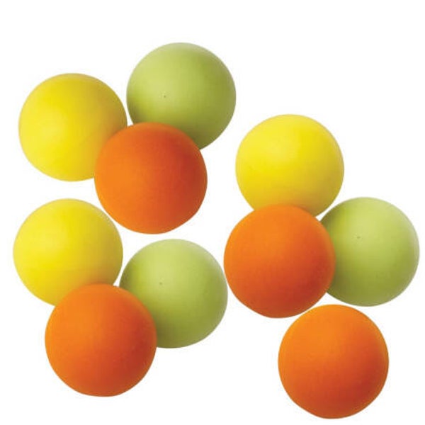 SET OF 10 FOAM TABLE TENNIS