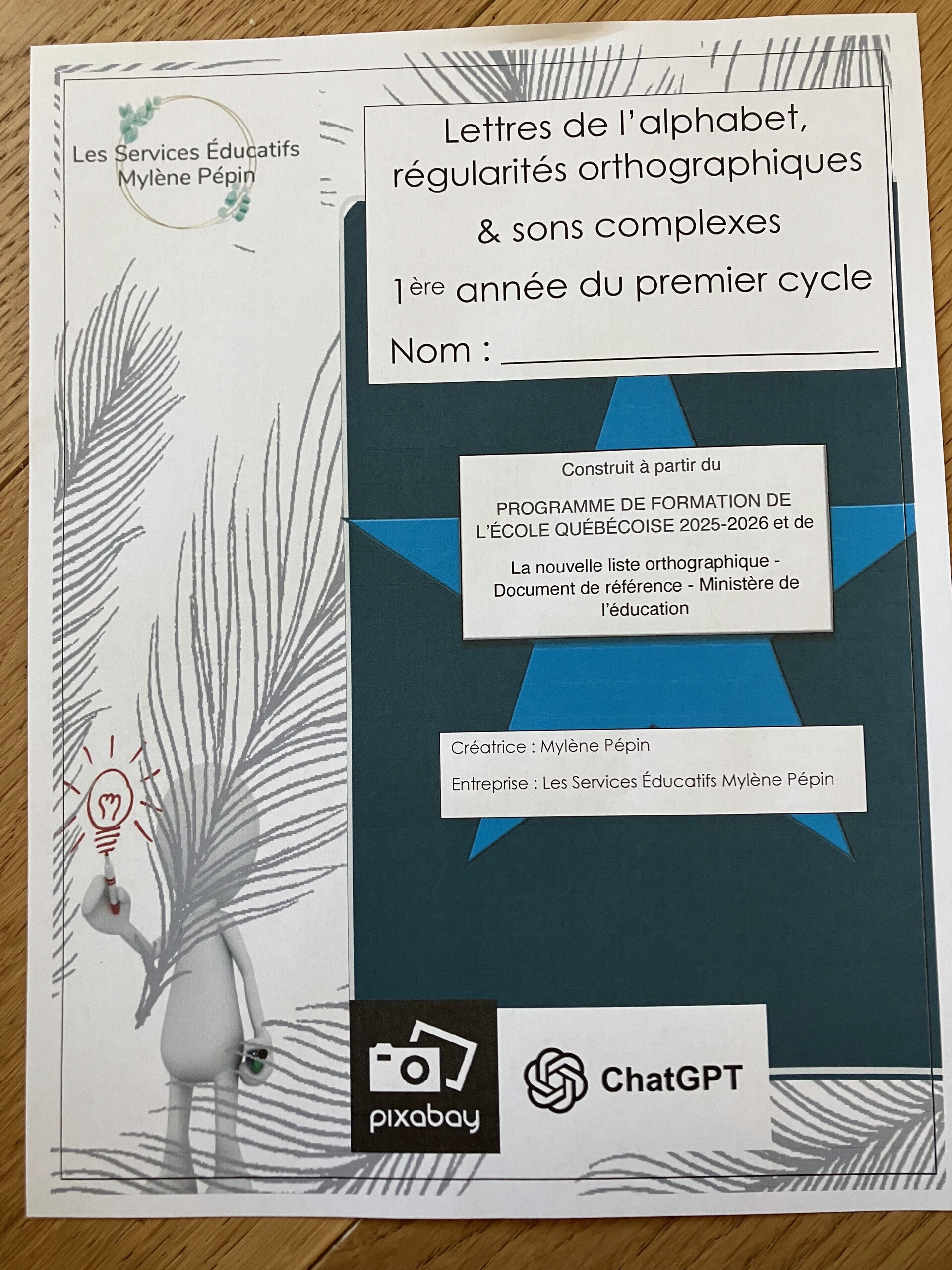 Les lettres de l'alphabet, les sons complexes et les régularités orthographiques 1ère année Boudinés (incluant la poste)