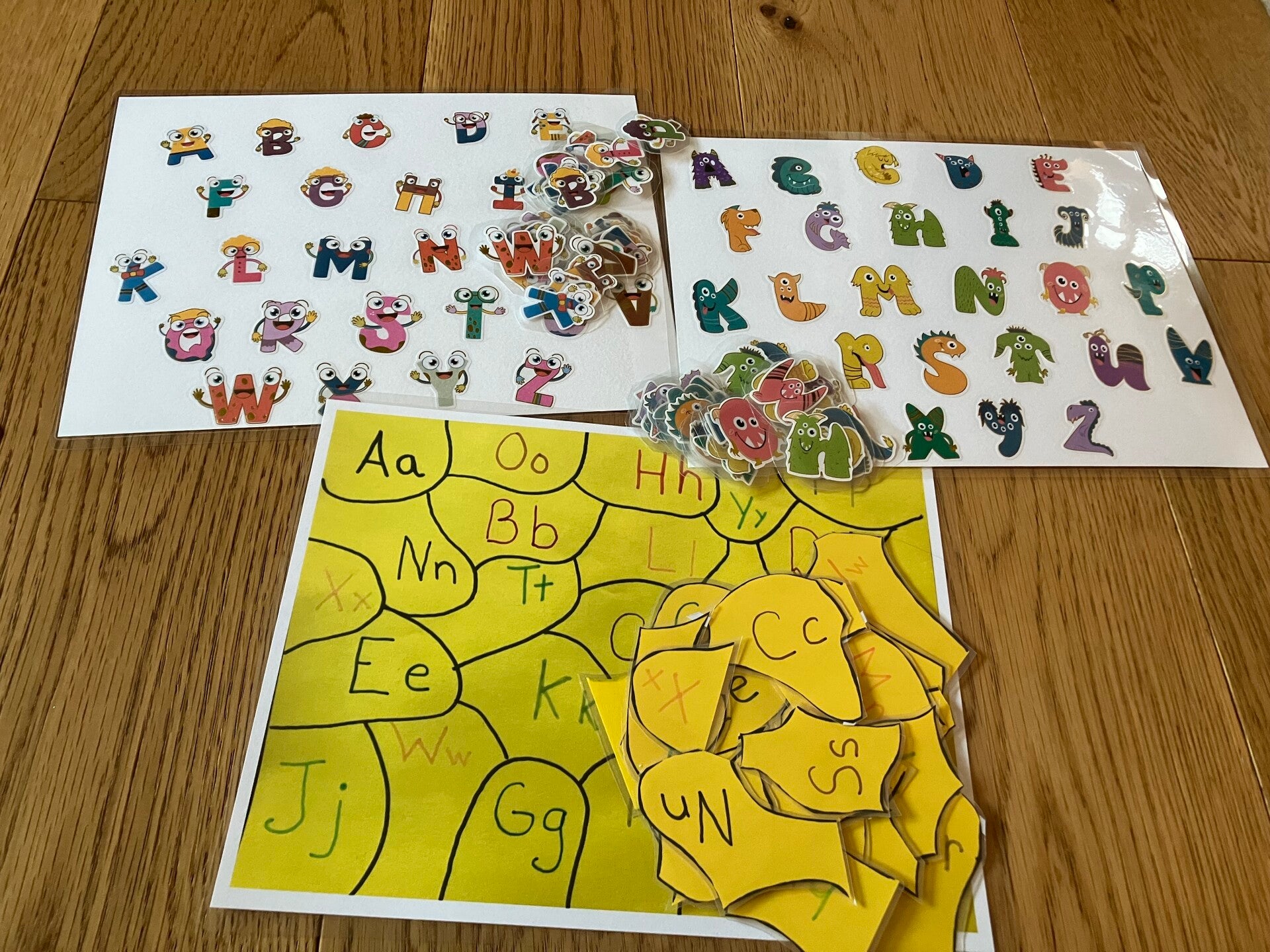 Lettres de l’alphabet