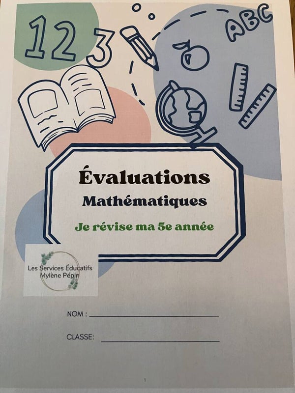 Évaluations mathématiques 5e année