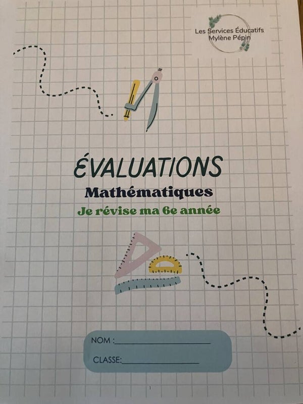 Évaluations mathématiques 6e année