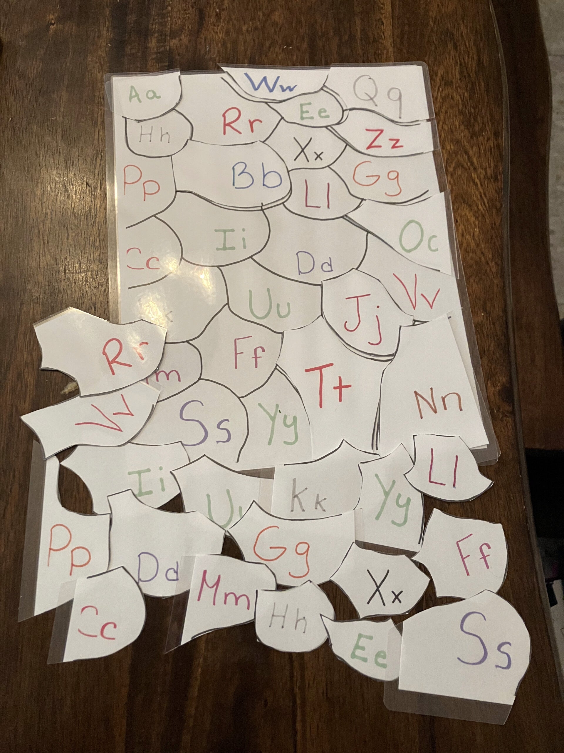 Casse-Tête Les Lettres de l'alphabet