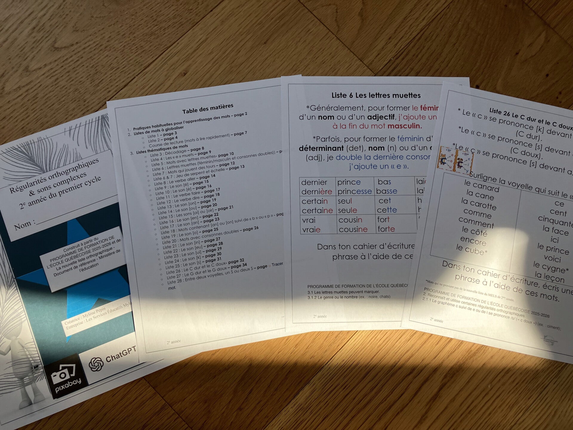 Les sons complexes et les régularités orthographiques version numérique 2e année