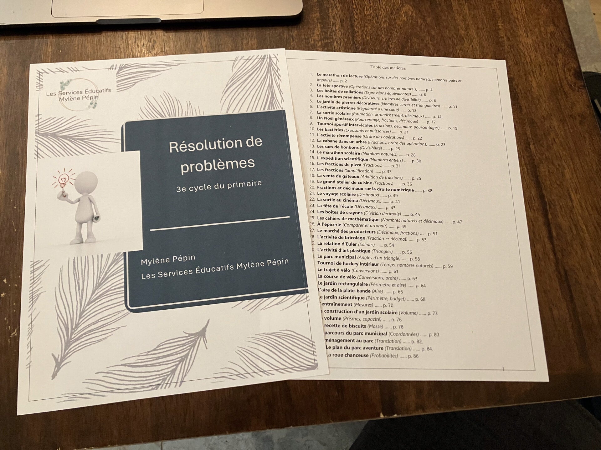 Résolutions de problèmes 3e cycle version numérique