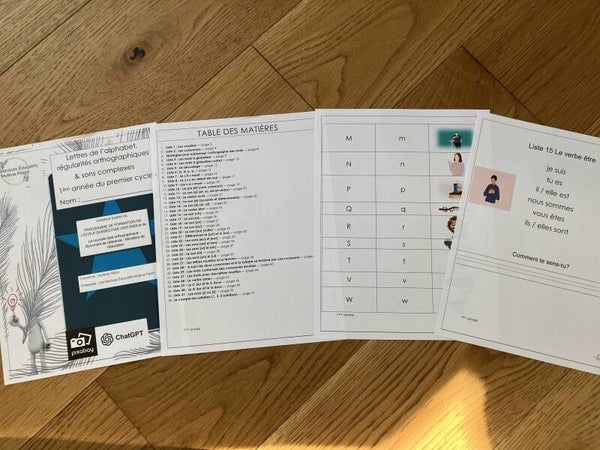 L'alphabet, les sons complexes & les régularités orthographiques version numérique 1ère année