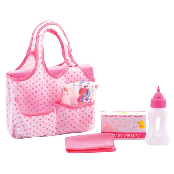 Baby rose luiertas met acc.