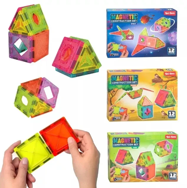 Magnetic Construction Set 12 dlg.