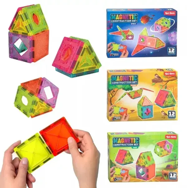 Magnetic Construction Set 12 dlg.