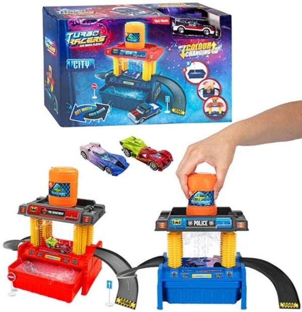 Turbo racers color change carwash