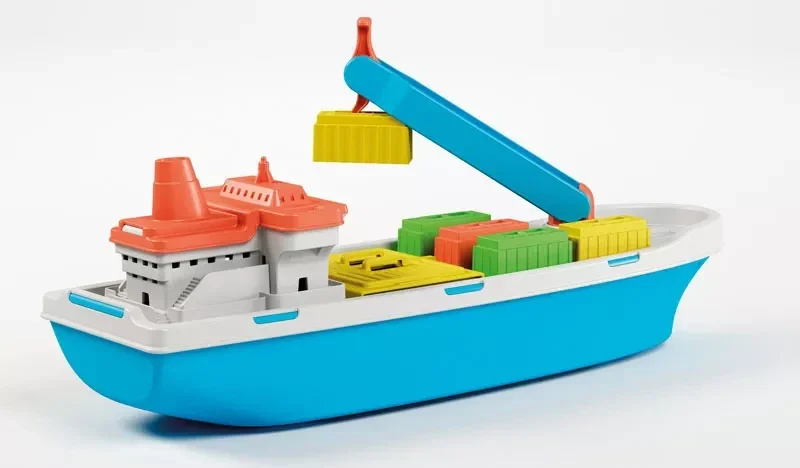 Vrachtschip met containers 40 cm