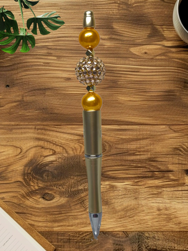 Silver Smoke Gold Pen