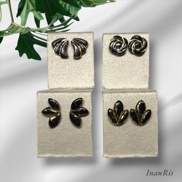 Stud zwart-goud