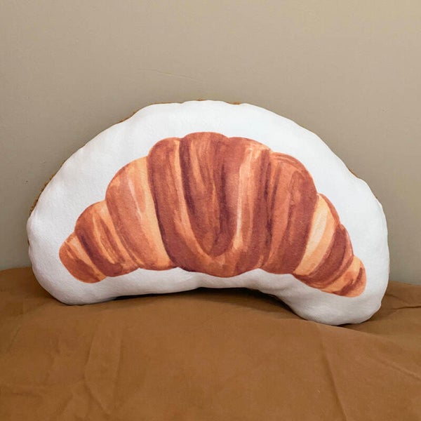 Knuffelkussen 'Croissant'