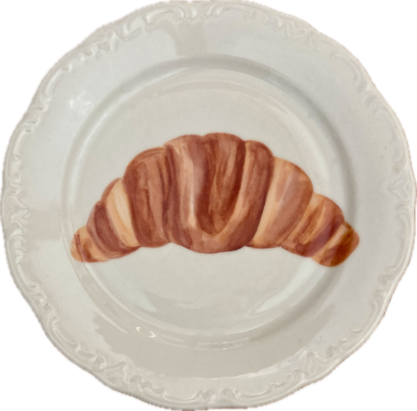 Croissant op bordje