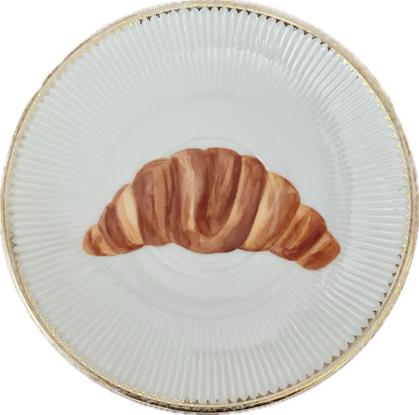 Croissant op schotel