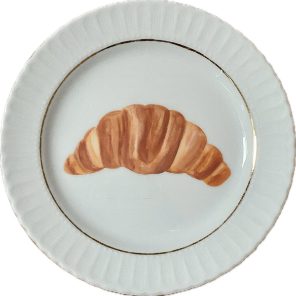Croissant op bordje
