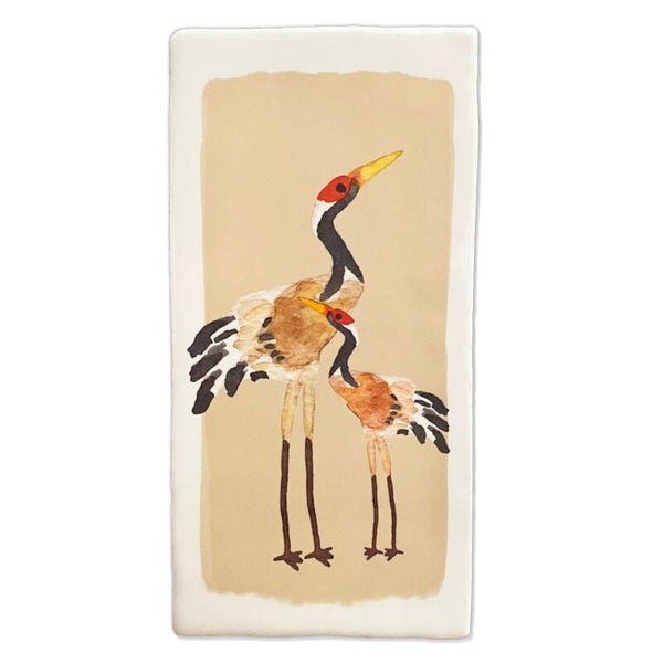 Tegeltje 'kraanvogels'