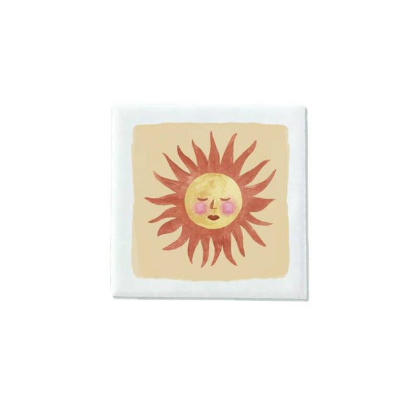 Mini tegeltje magneet - ZON