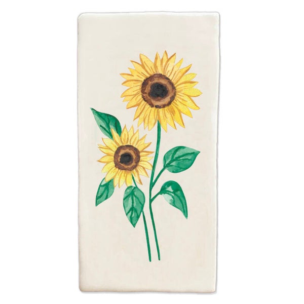 Tegeltje 'Zonnebloem'