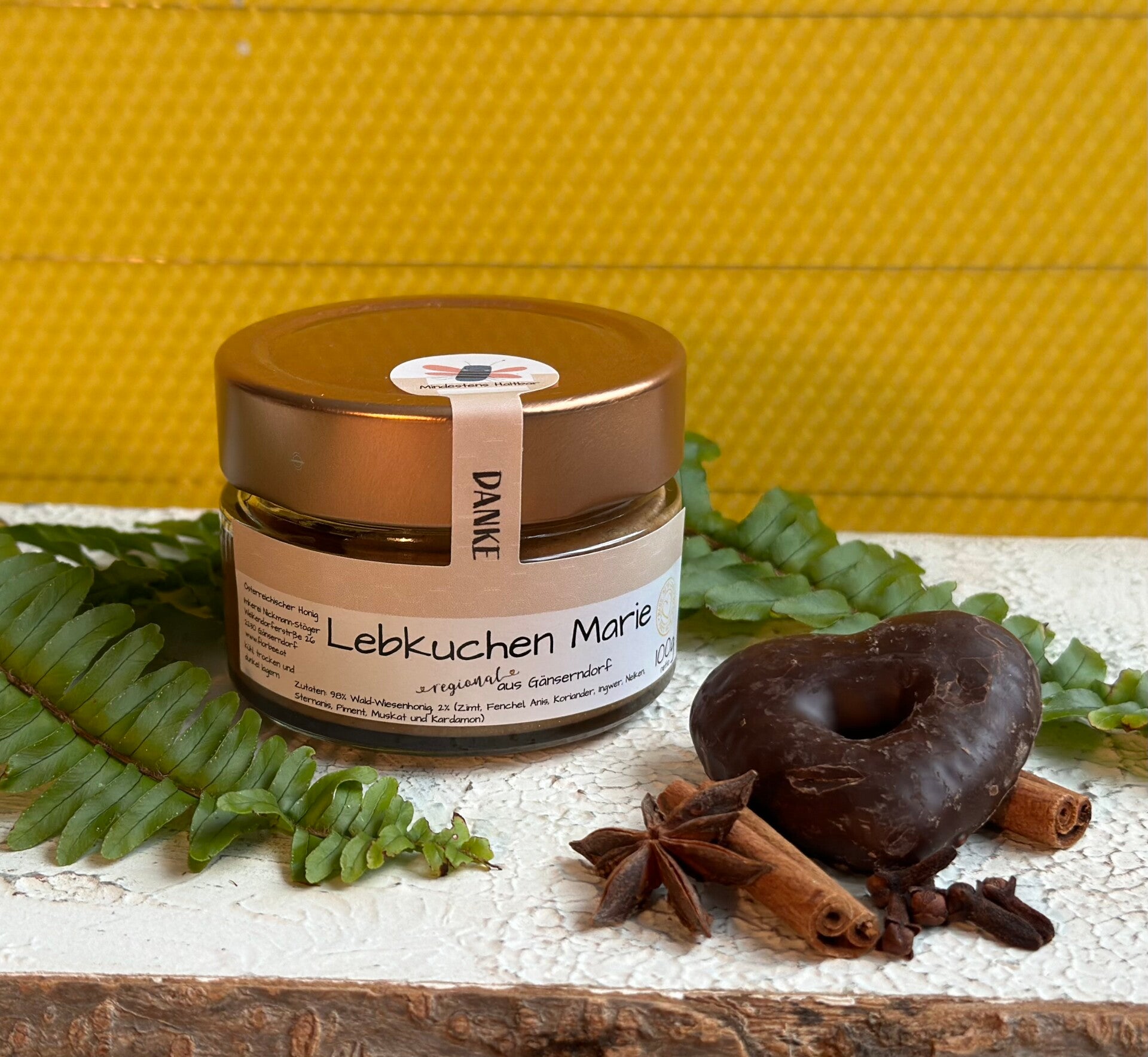 Lebkuchen Marie  (Cremehonig mit Lebkuchengewürzen) 100g