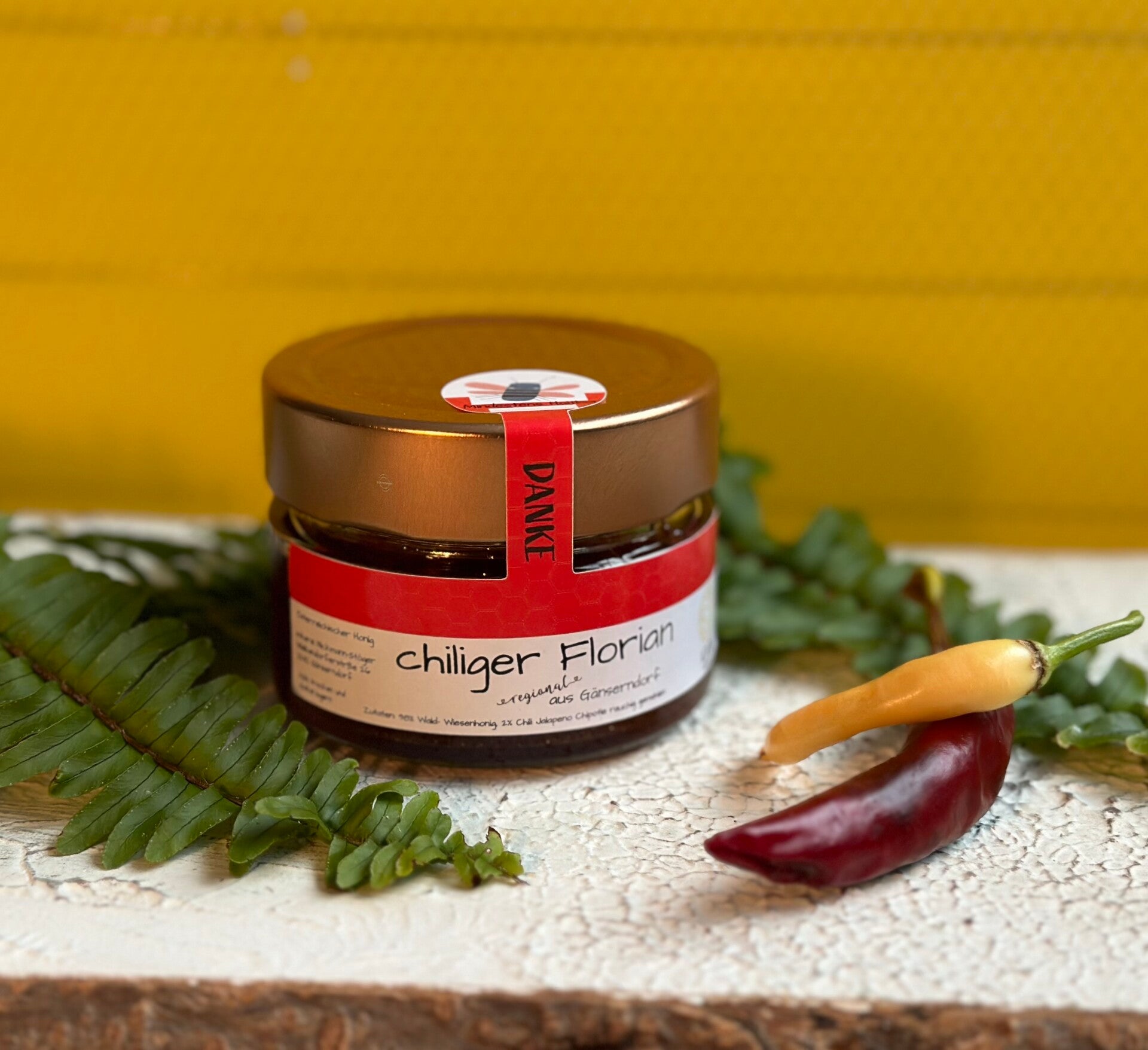 chiliger Florian (Honig mit Chili Chipotle Jalapeno rauchig) 100g