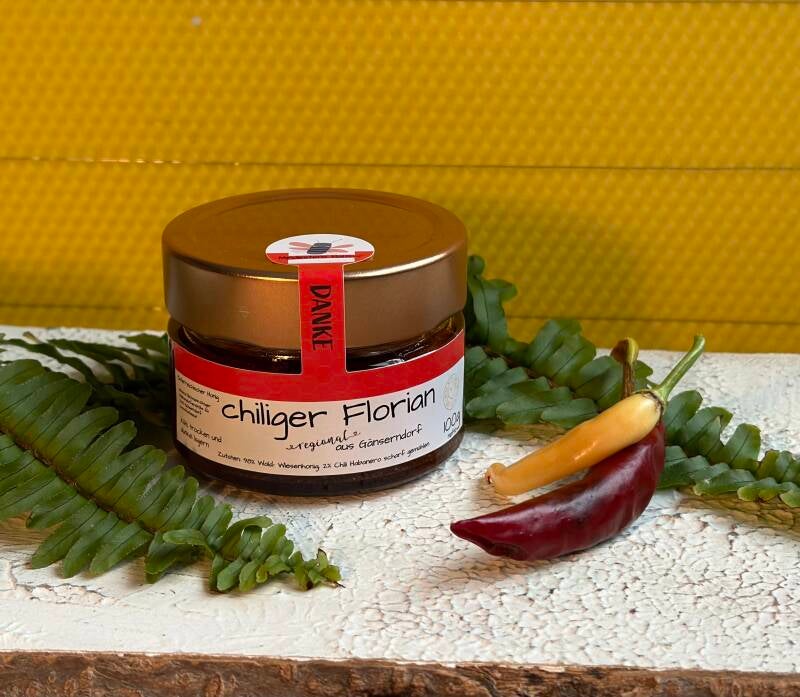 chiliger Florian (Honig mit Chili Habanero scharf) 200g