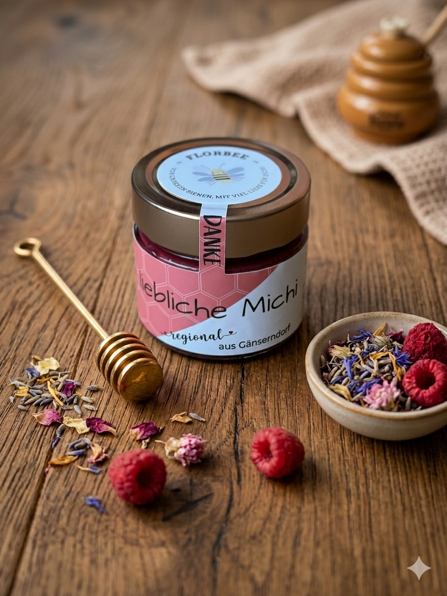 Liebliche Michi  (Honig mit Himbeeren) 200g