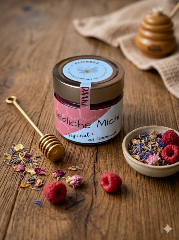 Liebliche Michi  (Honig mit Himbeeren) 200g