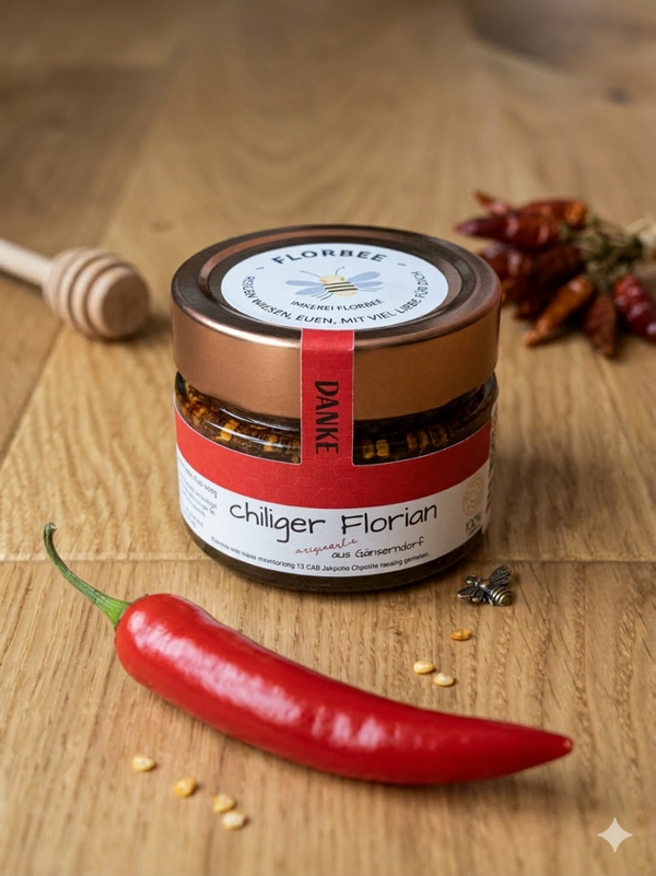 chiliger Florian (Honig mit Chili Habanero scharf) 100g