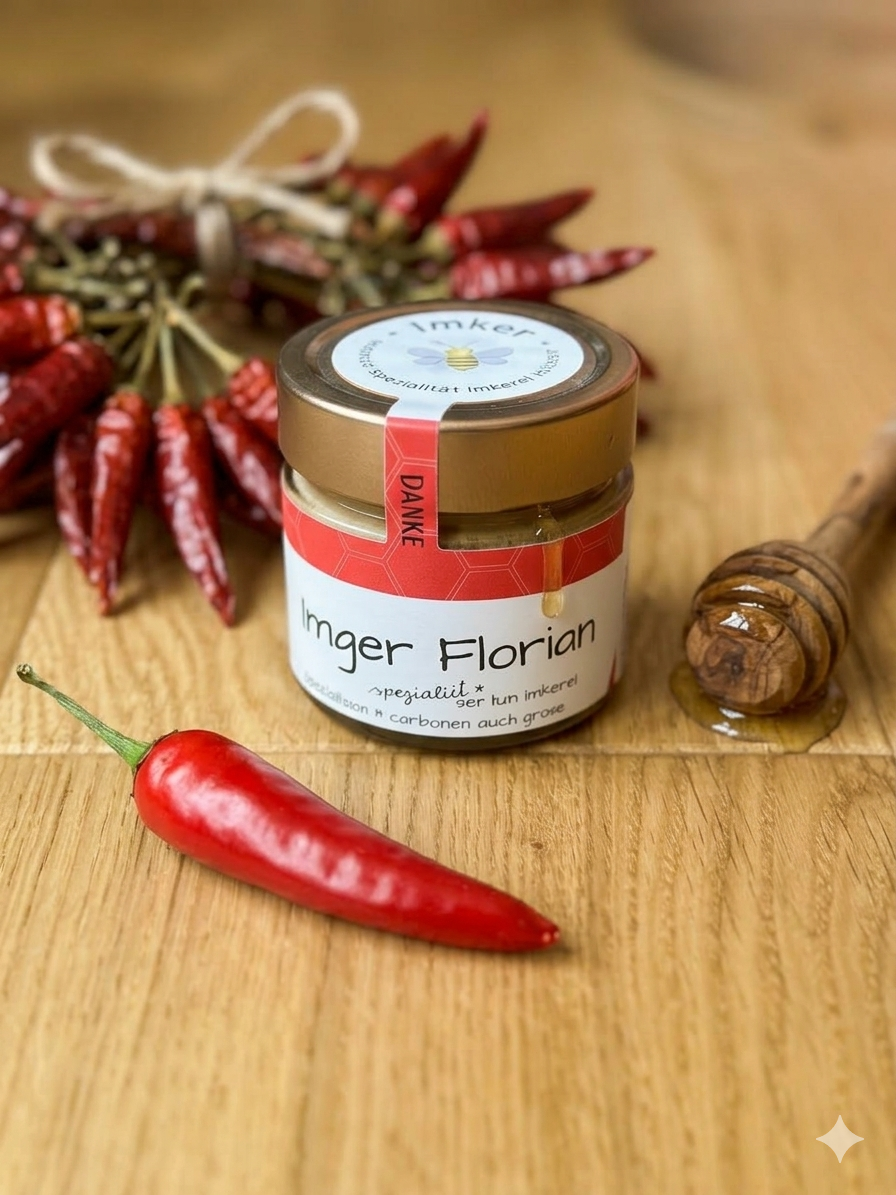 chiliger Florian (Honig mit Chili Habanero scharf) 200g