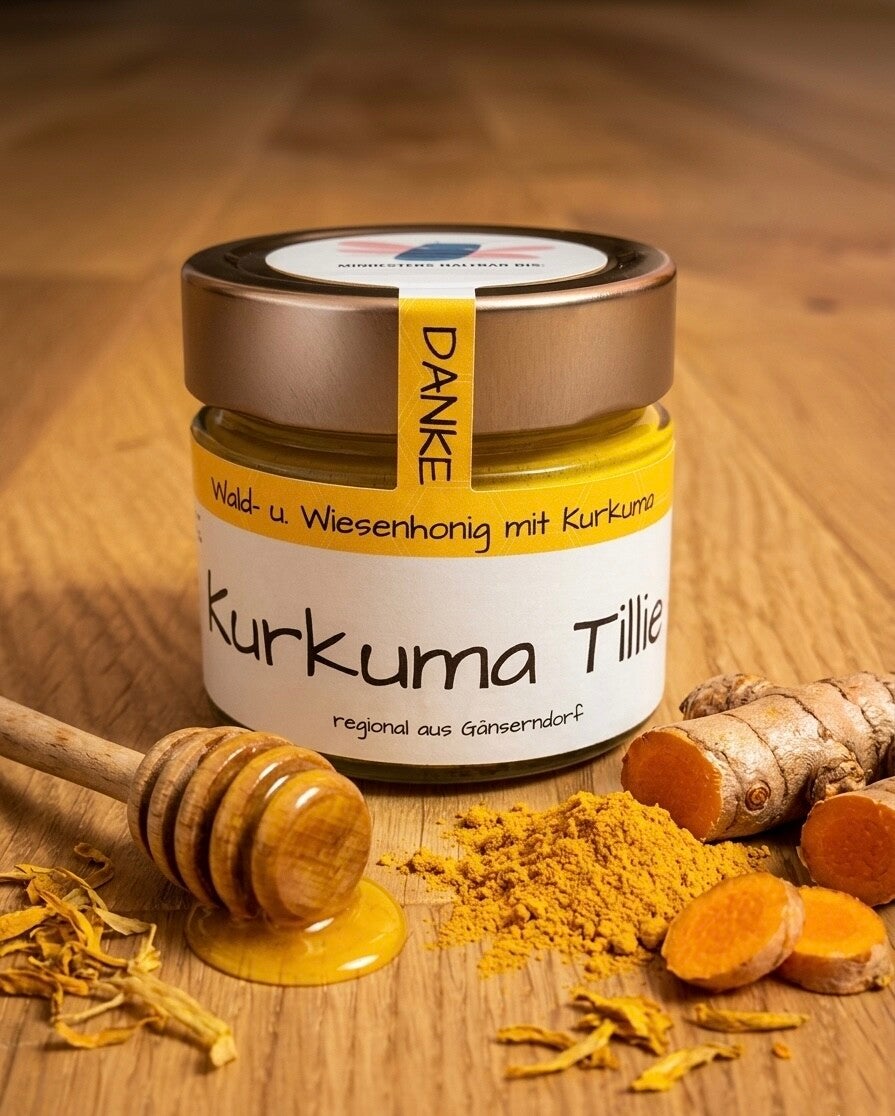 Kurkuma Tillie  (Cremehonig mit Kurkuma) 200g