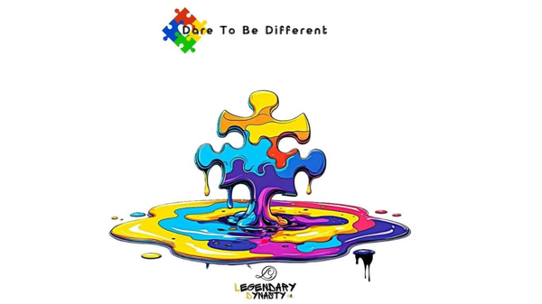 AUTISM AWARENESS MELTING PUZZLE PIECE