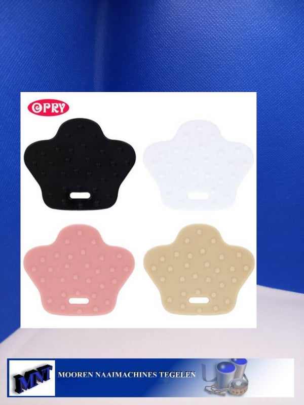 Opry 4 x 2 stuk 68x 57mm siliconen bijtring dierenpoot