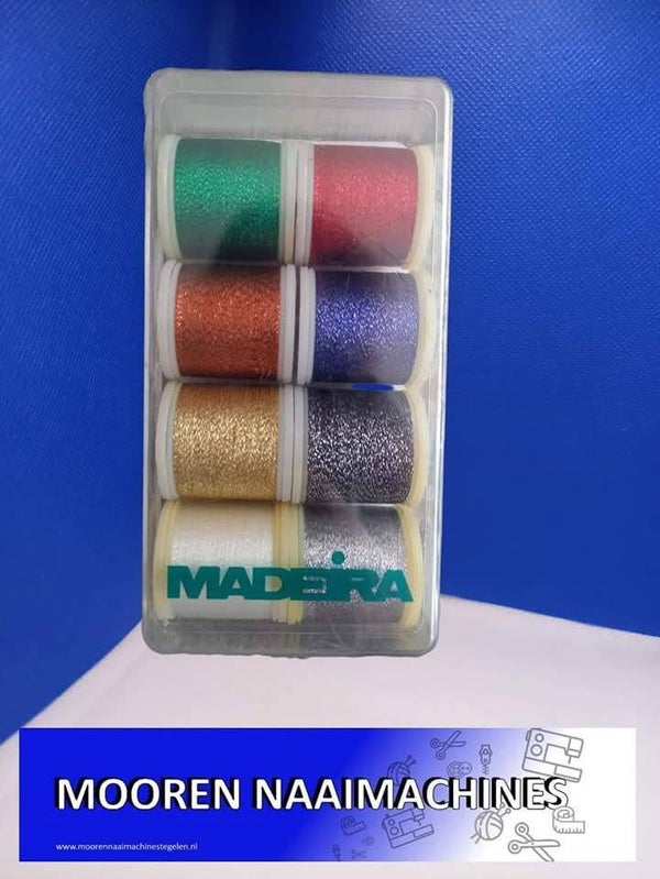 Outlet Opruiming Madeira metallic kadobox 8 klos 200m nr. 40