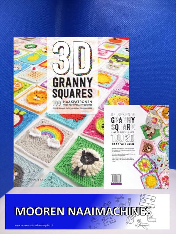 Haakboek 3D Granny Sqaures Schrijfster Celine Semaan
